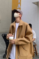 男装夹克2026秋冬季新款呢料毛呢大衣男生外套XZ514-2-F628-P120，男装夹克，星座514-2(原B239)