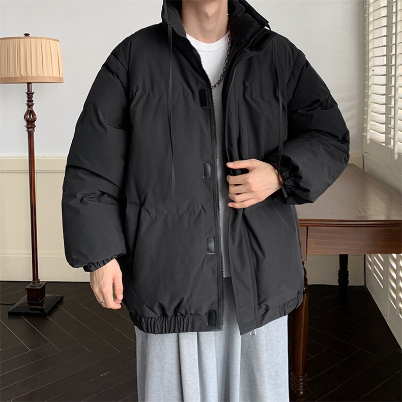 港风潮牌新款可拆卸袖子立领棉服潮流保暖棉衣M087-P105控159,男装棉衣,星座717