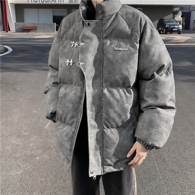 D2803-P116冬季港风男士百搭痞帅棉衣棉服外套,男装棉衣,星座603-2