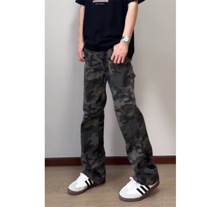 休闲迷彩裤直筒牛仔裤长裤NK2400-P40图片