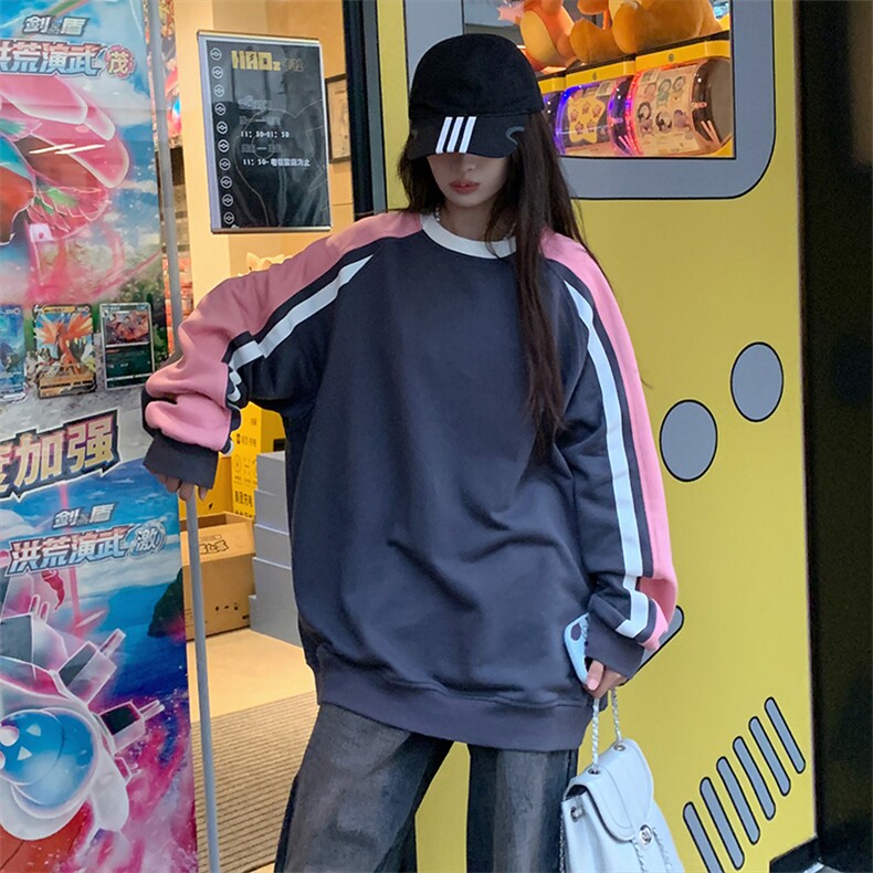 特P38二开无差价长袖百搭春秋圆领卫衣-HW3995港风,男装卫衣,电商A003