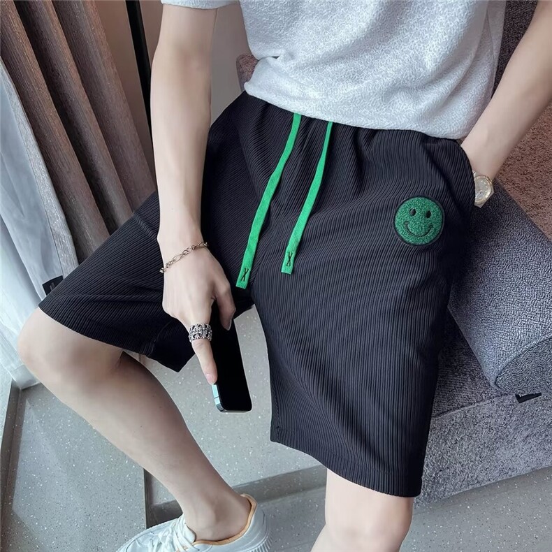 夏装休闲短裤男潮牌ins宽松休闲潮流百搭韩版五分裤BD020/P32,男装牛仔裤,星座506