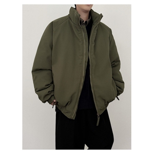 现货立领棉衣男士美式复古加厚外套潮牌工装棉服M056-P76图片