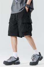 夏季重磅工装灯芯绒五分短裤潮流休闲裤男潮A436-5261-P5078，男装牛仔裤，电商A436