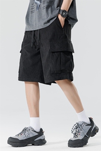 夏季重磅工装灯芯绒五分短裤潮流休闲裤男潮 A436-5261-P5078图片