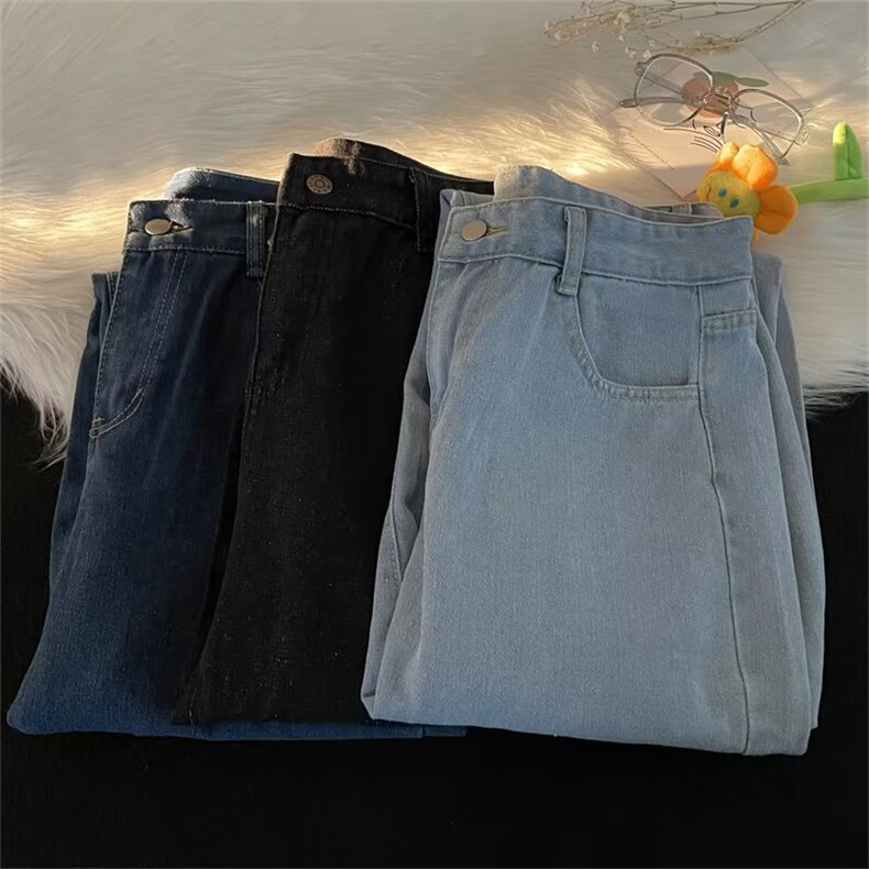 1506-1/KK1191/P37阔腿裤牛仔裤男新款百搭宽松显瘦直筒裤子潮,男装牛仔裤,星座1506-1