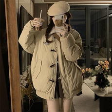 C940-P125日系棉服女冬季新款韩系羊羔绒牛角扣百搭学生棉衣外套，男装棉衣，星座911-2(原星座613-2）