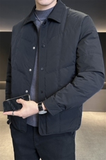 冬季棉服男2025新款翻领轻薄保暖外套男装棉衣C317-M8381-P135，男装棉衣，电商C317
