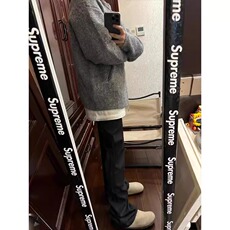 高级感灰色开衫毛衣男秋季宽松韩版简约慵懒风chic针织衫夹克外套，男装夹克，星座601-1