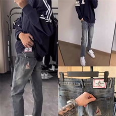 1506-1/KK09661/P43高街潮款美式cleanfit水洗简约牛仔裤男百搭，男装牛仔裤，星座1506-1