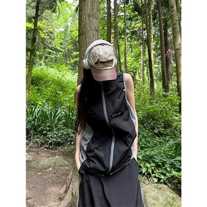 网图有货 夏季美式可拆分户外薄款透气防晒衣马甲两件套 A646-P43图片