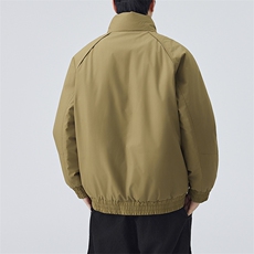 现货美式高街休闲夹克冬季三防立领纯色户外工装加厚棉服外套，男装夹克，电商A486