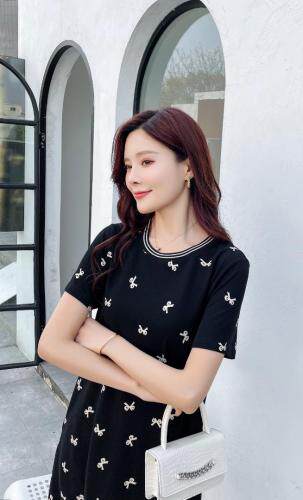 2110#定制版休闲连衣裙，女装连衣裙，依欢·帝尚