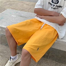 休闲短裤时尚潮牌休闲裤夏季男宽松型潮流纯色KK245-P25，男装牛仔裤，星座911-3
