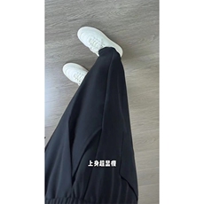 夏季美式高街hiphop冰丝休闲九分裤货号K2423P45，男装休闲裤，电商A063