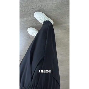 夏季美式高街hiphop冰丝休闲九分裤货号K2423P45
