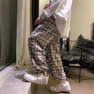 男春秋季休闲长裤抽绳裤子K421P32