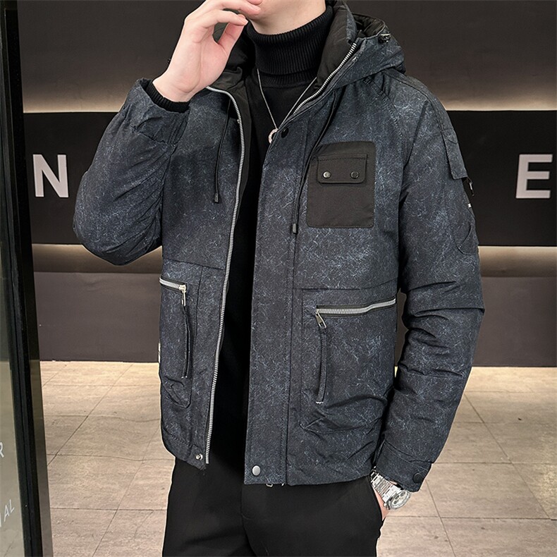 店主大棉衣冬季潮牌棉袄男短版型工装外套袄子8572-P148,男装棉衣,电商D327