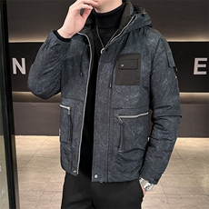 店主大棉衣冬季潮牌棉袄男短版型工装外套袄子8572-P148，男装棉衣，电商D327