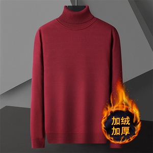 M222-P29 秋冬加绒加厚保暖毛衣图片