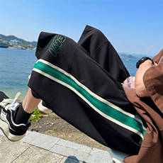 夏季新款宽松休闲运动七分短裤男大码针织沙滩卫裤3652-P48，男装牛仔裤，电商C305A