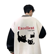 ！棒球服棉衣男棉衣男士棉服男冬季棉袄外套男BJM484-P90，男装棉衣，电商B371