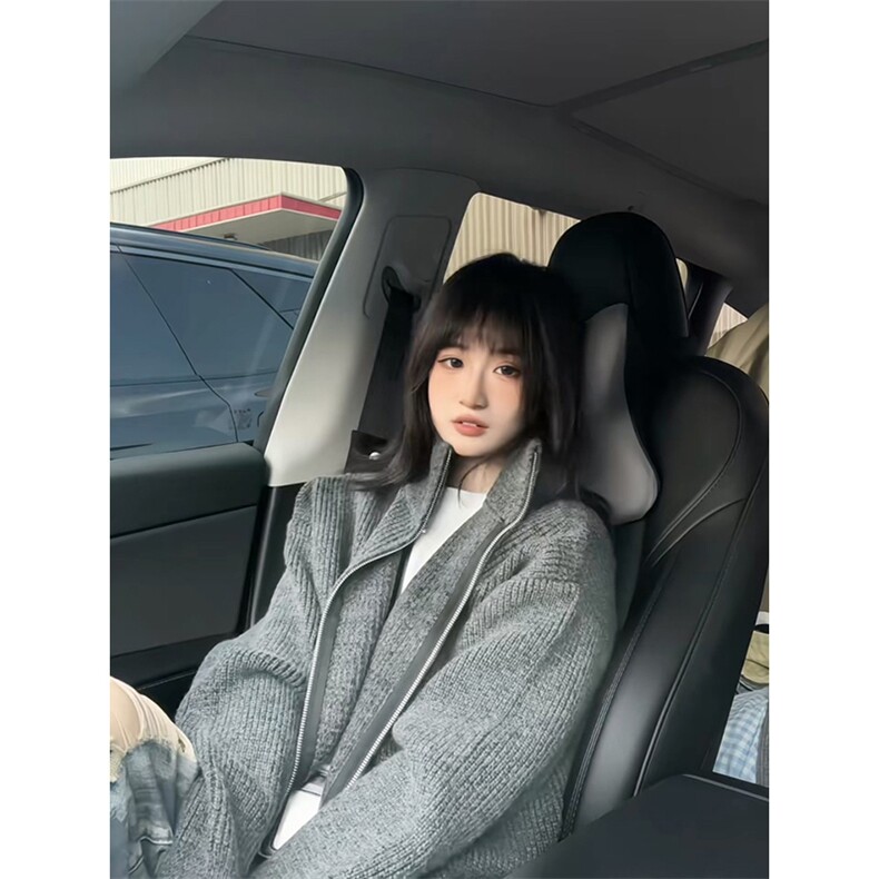 重磅秋冬北极绒双拉链毛衣开衫美式复古休闲慵懒风宽松针织衫外套,男装针织衫/毛衣,电商A486