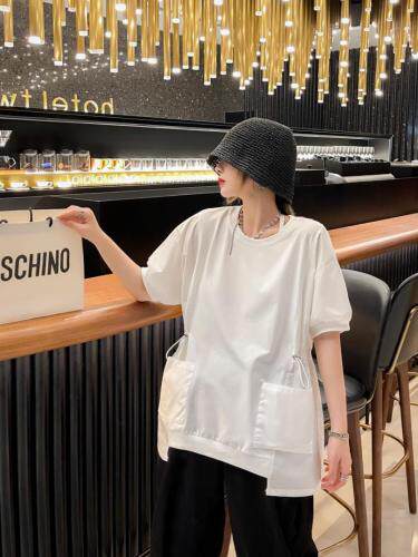 现货长款拼接上衣，女装，琼卿格