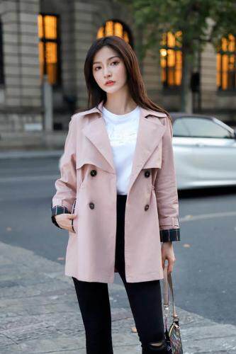 2021春装新款风衣外套，女装风衣，春语雨桐