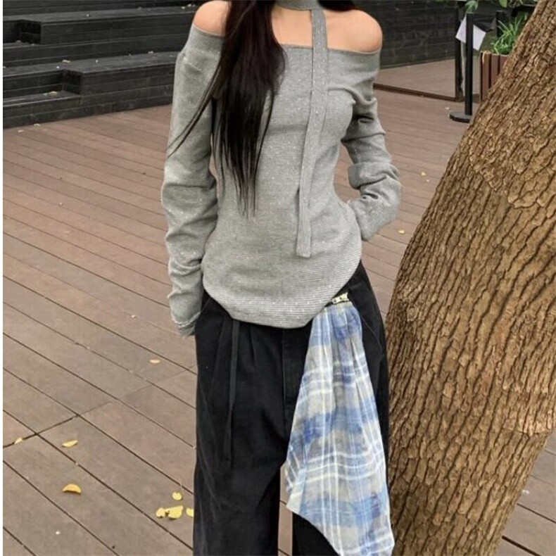 2025新款牛仔裤女美式复古弯刀版型廓形高级感休闲阔腿长裤潮,女装牛仔裤,星座506A