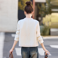 2025秋装新款简约时尚小香风时髦外套，女装短外套，罗腾