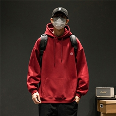 烫花大码340克重磅华棉复合潮流休闲连帽卫衣W4266-P42【特价】，男装卫衣，电商A007