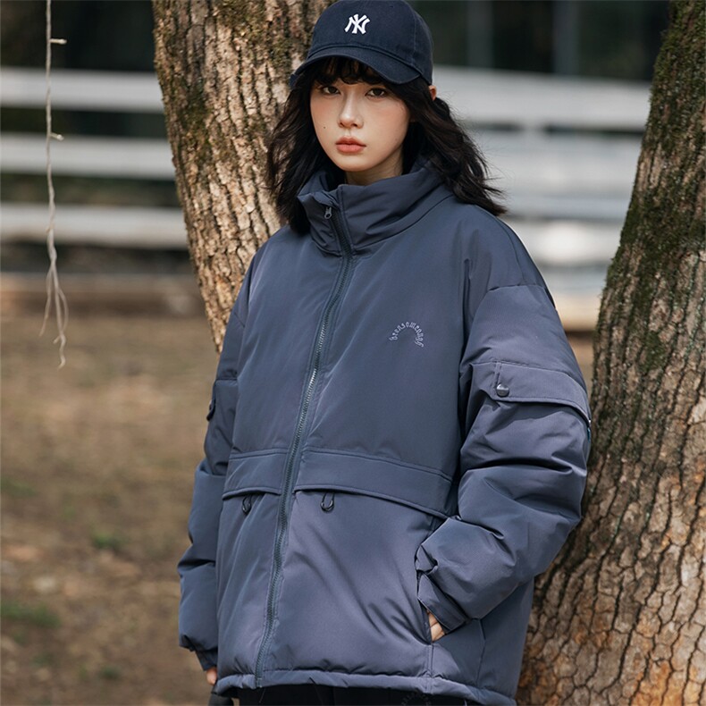 外27-2GANYOU日系纯色大口袋加厚棉服（套装K02）MY02-P195图片