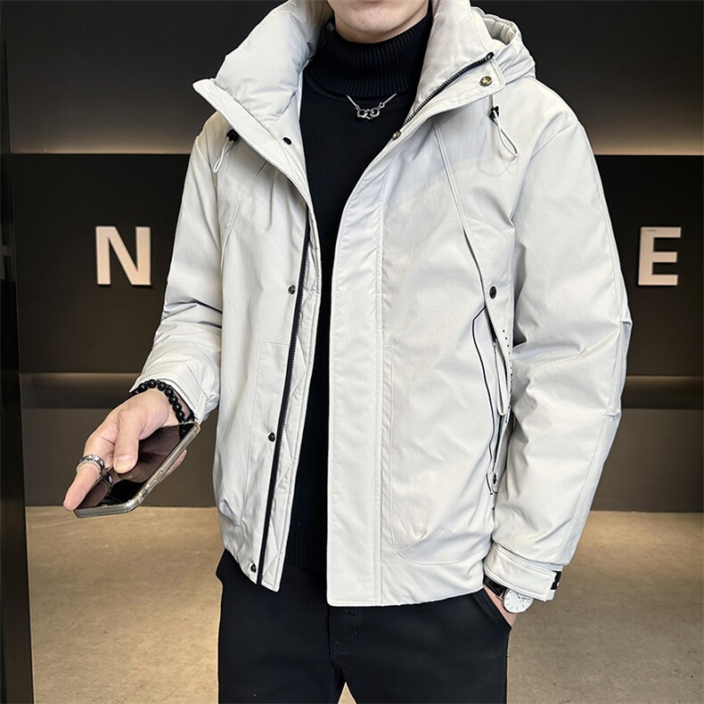 标50白鸭绒连帽男装羽绒服户外防寒服外套C317-Y5869-P215,男装羽绒服,电商C317