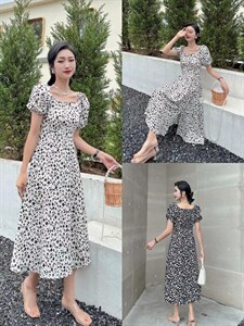 (现货）显瘦连衣裙,四个尺码，两色,女装连衣裙,依柏璐(1F)