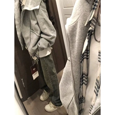 纯棉灰色大口袋开衫连帽卫衣ZW0131-P55，男装卫衣，星座313A(原308A-2)