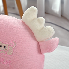 新款记忆棉绣花猫肚枕，枕套/枕芯，一起卖家纺