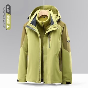 三合一可拆卸冲锋衣外套男定制2025秋冬户外防水防风CF2299 P170图片