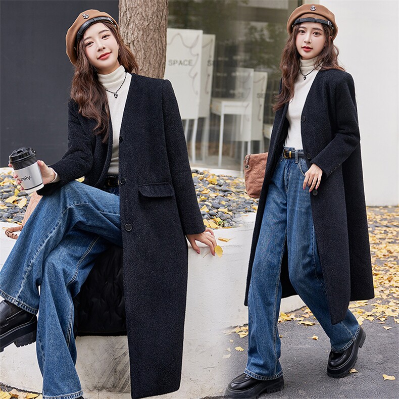 长款过膝羽绒服女2023年冬季新款女装时尚高端90白鸭绒保暖外套,女装羽绒服,众宇琦
