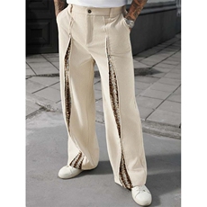 春夏季前幅破缝拼接条绒休闲运动长裤（S-xl）402-2-KZ030批50，女装休闲裤，星座402-2