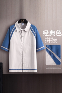 2023夏季新款t恤木板挂拍短袖男宽松衬衫半袖时尚百搭cs3506-p45图片