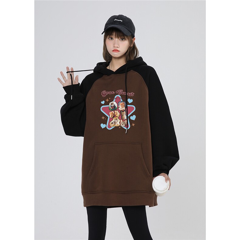 中性风23新款秋季时尚百搭宽松字母印花潮流卫衣WY58P58控78,男装卫衣,A247A