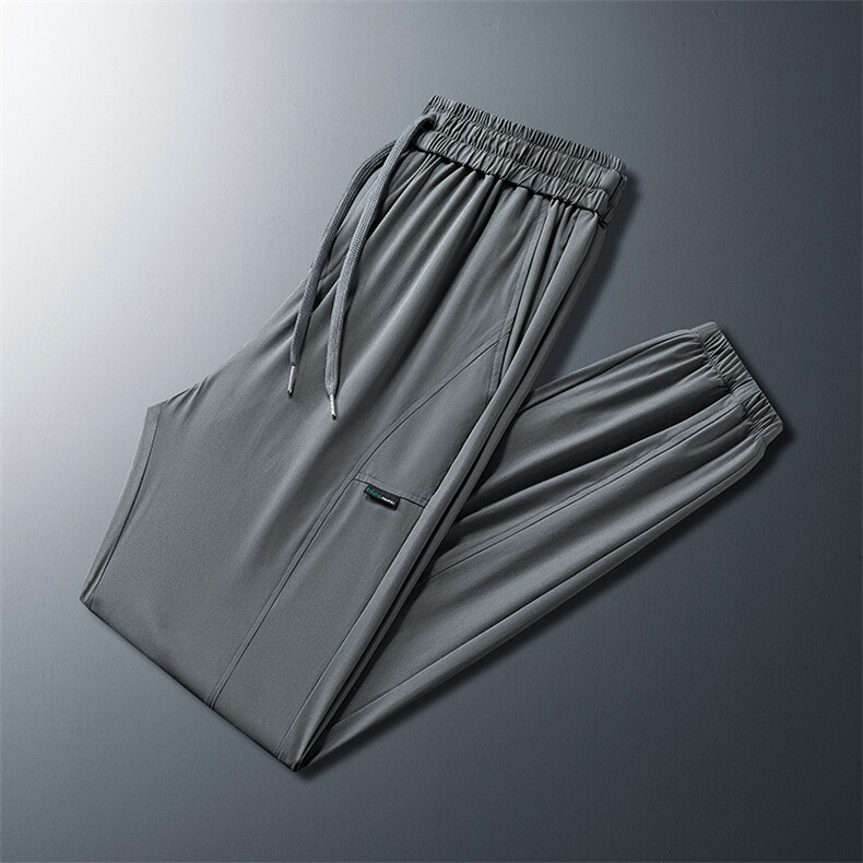 夏季冰丝休闲裤男宽松潮流百搭休闲运动裤963-P25控48，女装休闲裤，星座717