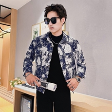男士秋装新款个性痞帅夹克男潮流时尚外套301A-1/J03/P75，男装夹克，星座301A-1