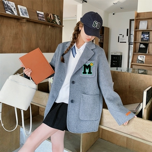 现货正品正码学院风少女系羊绒羊毛西装外套2C220-L310-P185 K299图片