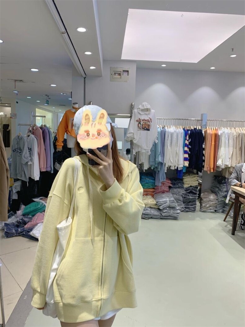 华夫格爆开衫，其它，m.o