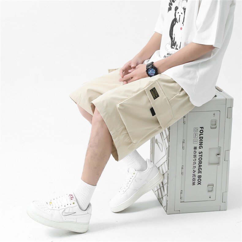工装短裤夏季五分休闲裤男机能裤宽松运动裤沙滩裤DK875-P30有货图片