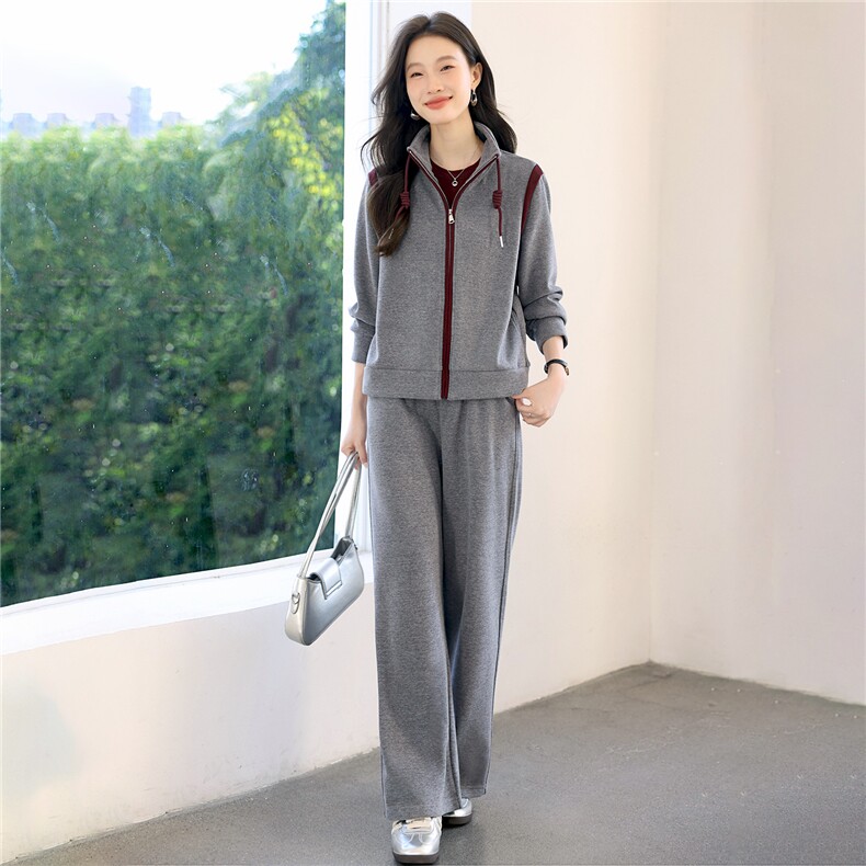 妈妈秋装2025新款休闲运动服套装洋气卫衣中年外套女春秋两件套,女装套装/套裙,涵誉