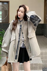 2025年冬季加棉拼接派克服外套2b082-2206-1-p285-k278图片