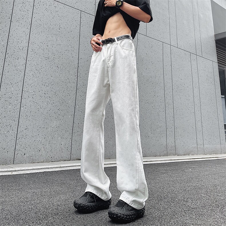 SJ-217-2-HK24151特P40秋季直筒水系牛仔裤男vibe微喇休闲裤,男装休闲裤,星座217-2